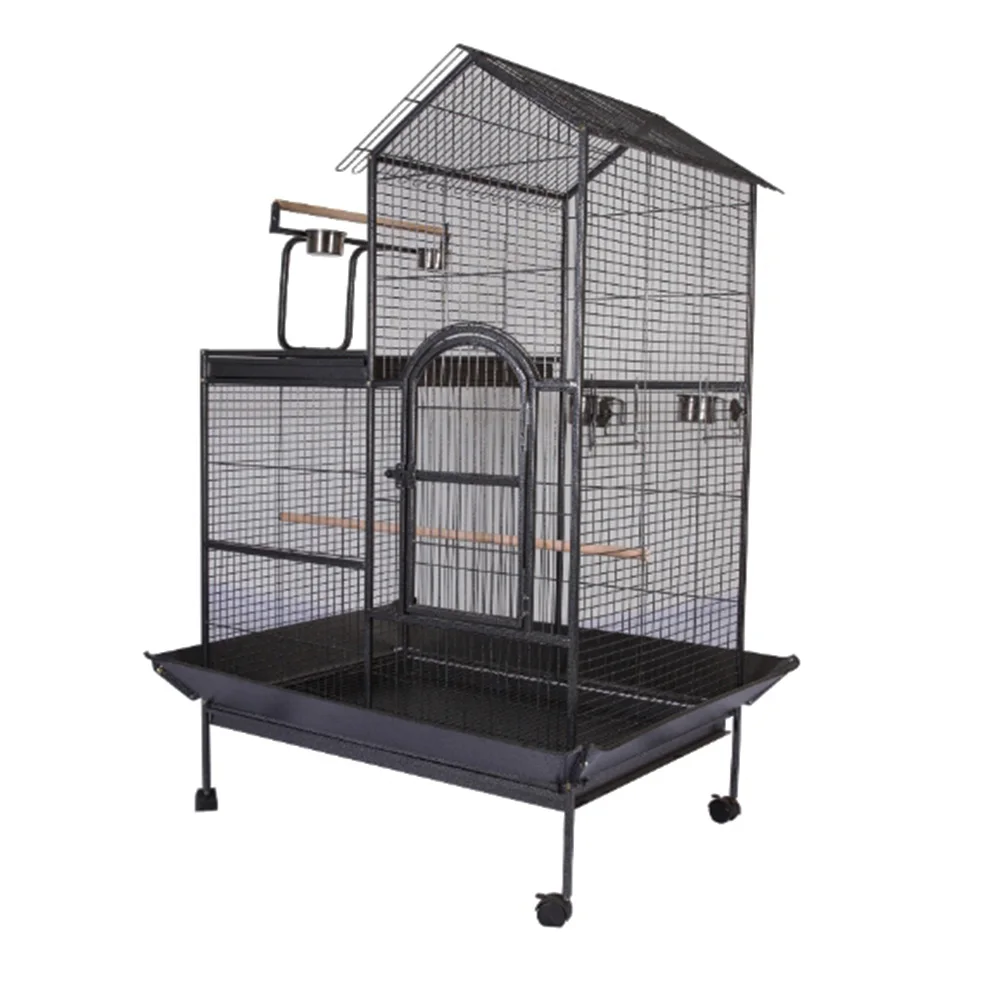 

Direct Sale From Chinese Factory Large Outdoor Bird Aviary Cage Wood Steel Metal Wire Mesh for Parrot Breeding Packed in Box