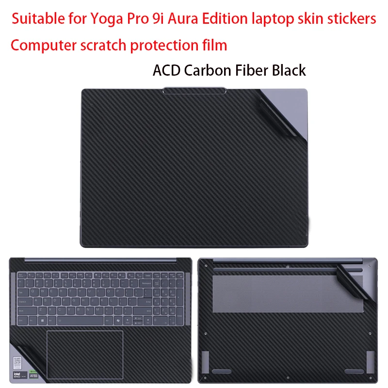 

For 2025 Lenovo Yoga Pro 9i Aura Edition laptop skin sticker 16inch Yoga Pro 9 16IAH10 computer body protective film accessories
