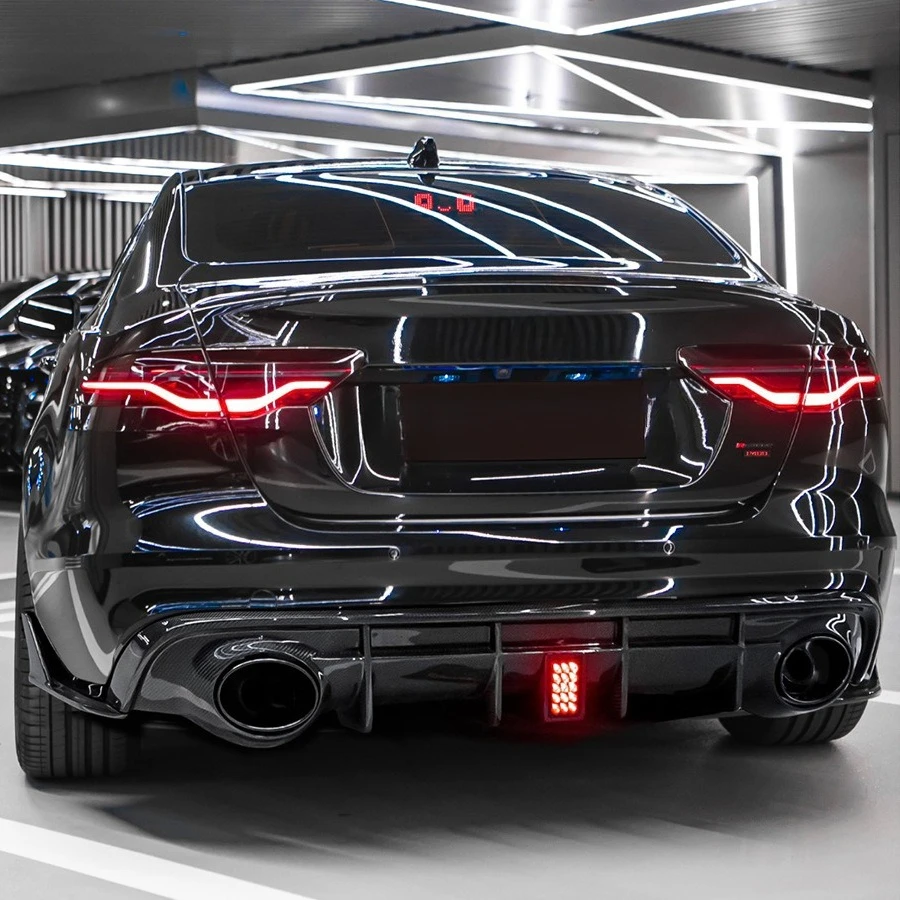 

Suitable For 21-23 Jaguar XF Modified RS Carbon Fiber Rear Lip XFL Rear Spoiler Small Surround Tail Throat Accessories