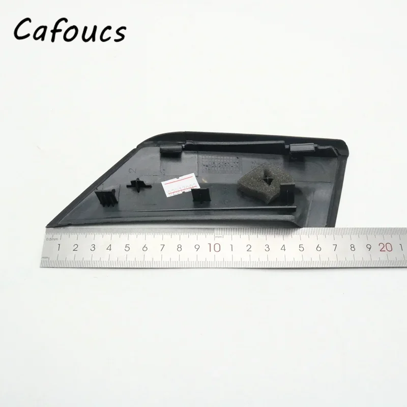 Cafoucs Front Triangular Glass Decorative Board Flow Sink Cover Rearview Mirror Triangle Shell For Peugeot 308 408