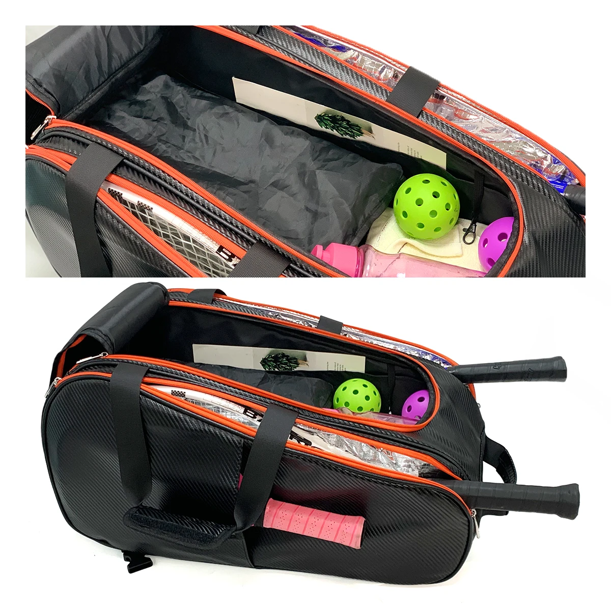 다기능 스포츠 라켓 배낭 피클 볼 배드민턴 테니스 일일 휴대용 코트 라켓 가방 남자 여자 야외 스포츠 가방