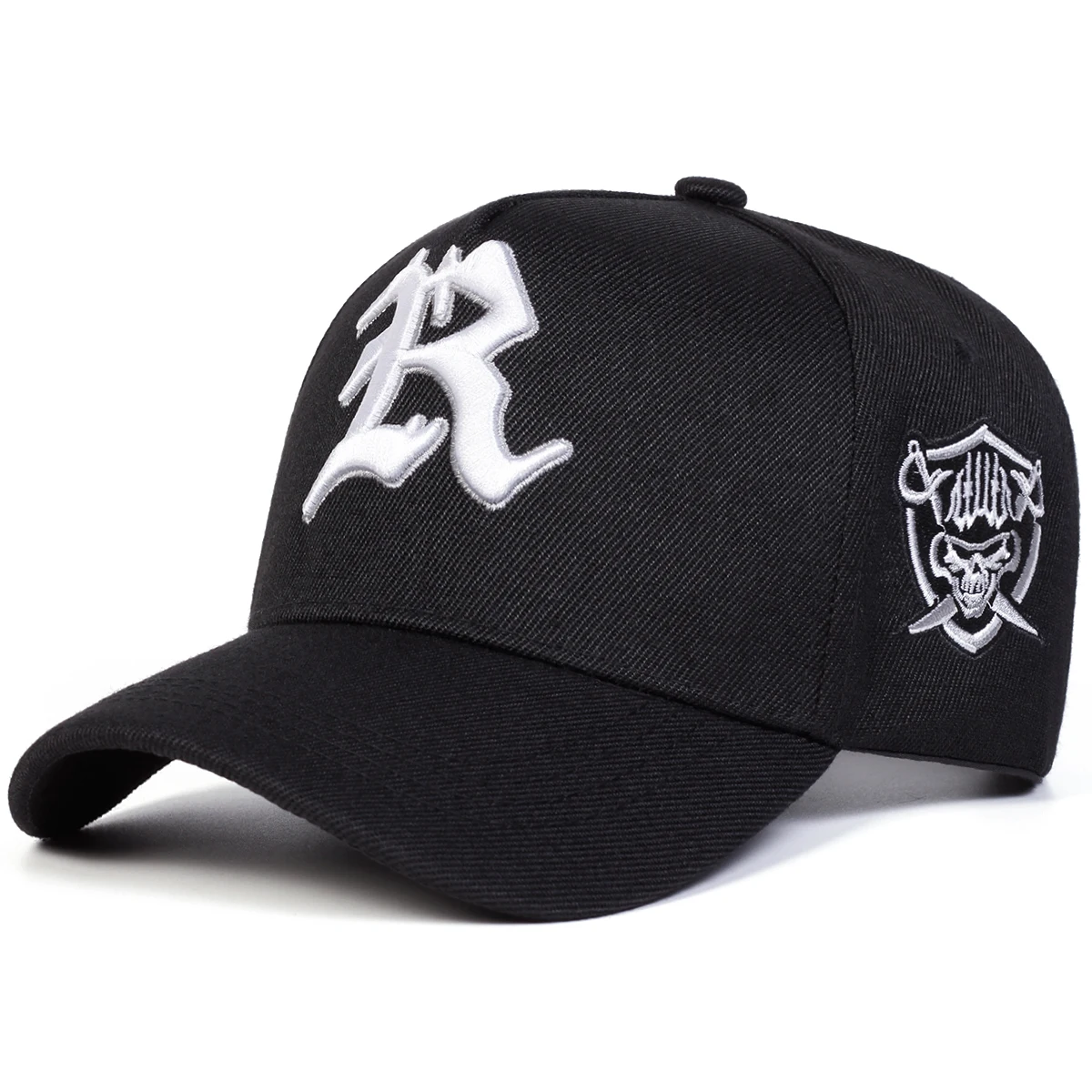 Unisex R Brief Stickerei Baseball Caps Frühling Herbst Outdoor Einstellbare Casual Hüte Sonnenschutz Hut Sport Kappe – Detail 2