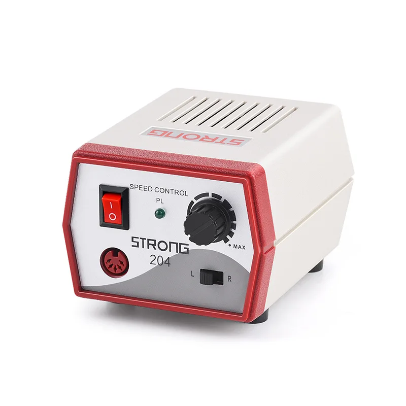 65W Power Control Box Strong210 207 204 90 For Micromotor Handpiece Nail Drills Manicure Machine Pedicure Electric Equipment