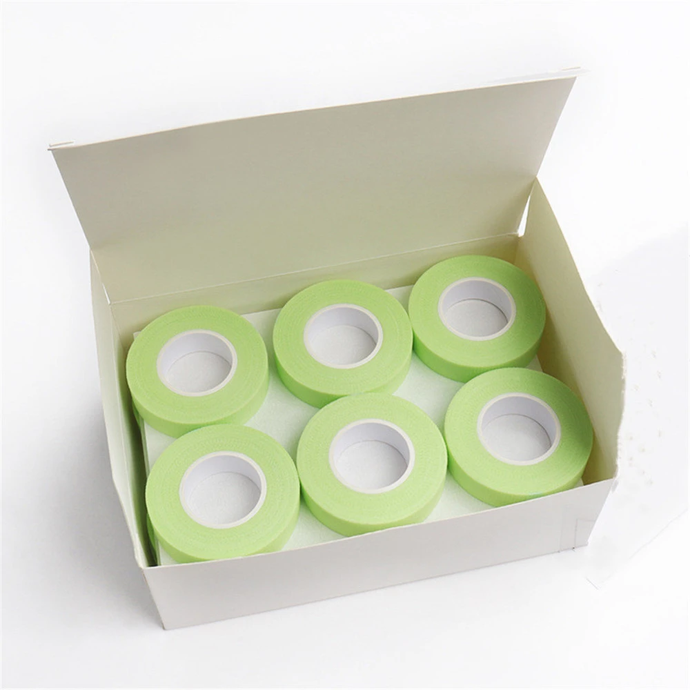 50 rouleaux de ruban adhésif pour cils, ruban adhésif en tissu Non tissé respirant pour autocollants pour les yeux et les mains, outils de maquillage, patchs pour les yeux pour Extension