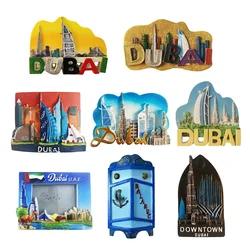 Asia United Arab Emirates Dubai Tourist Souvenir Fridge Magnets Decoration Articles Handicraft Magnetic Refrigerator Collection