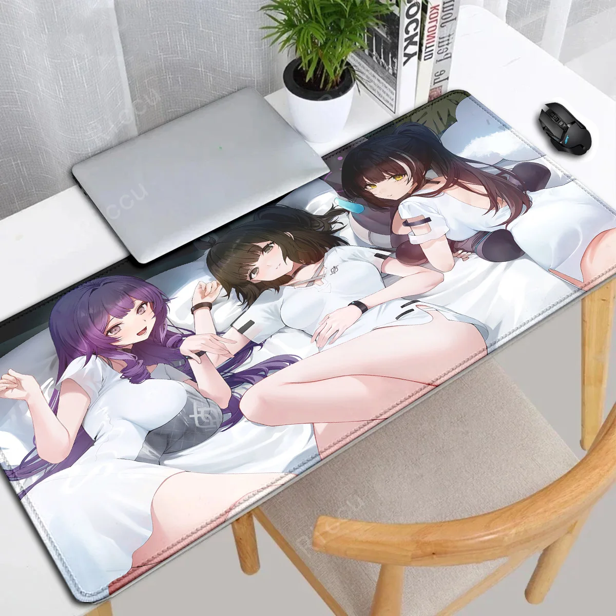 Large 90X40 Kawaii Fenny Chenxing katya Fashion game Snowbreak Containment Zone mouse pad Desk Gaming Office Table Computer Mat