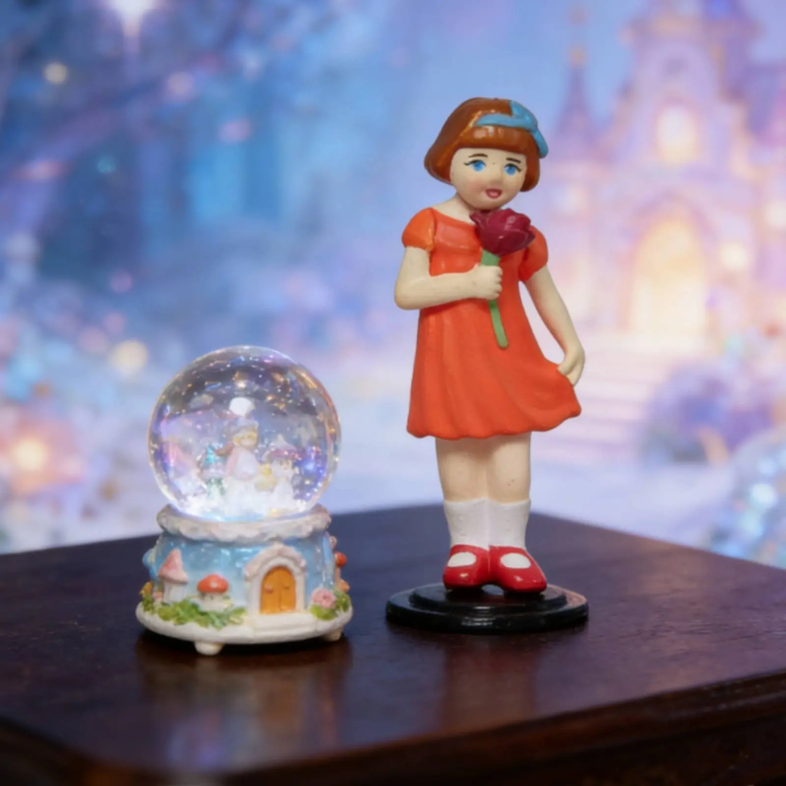 

Japanese Capsule Toy Figure Highly Detailed Miniature Collectible Doll Capsule Toy Simple Assembly Required for Collectors