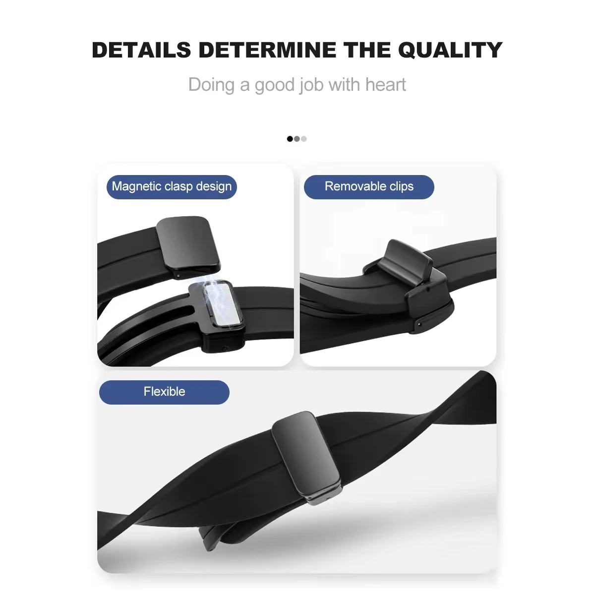 حزام بإبزيم مغناطيسي لساعة Redmi 5 4 سوار ساعة من السيليكون الناعم لساعة Xiaomi Mi band 9 Pro/8 Pro الذكية حزام المعصم