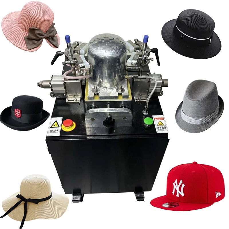 Hat steam care machine, ironing and drying hat manufacturing machine, mini