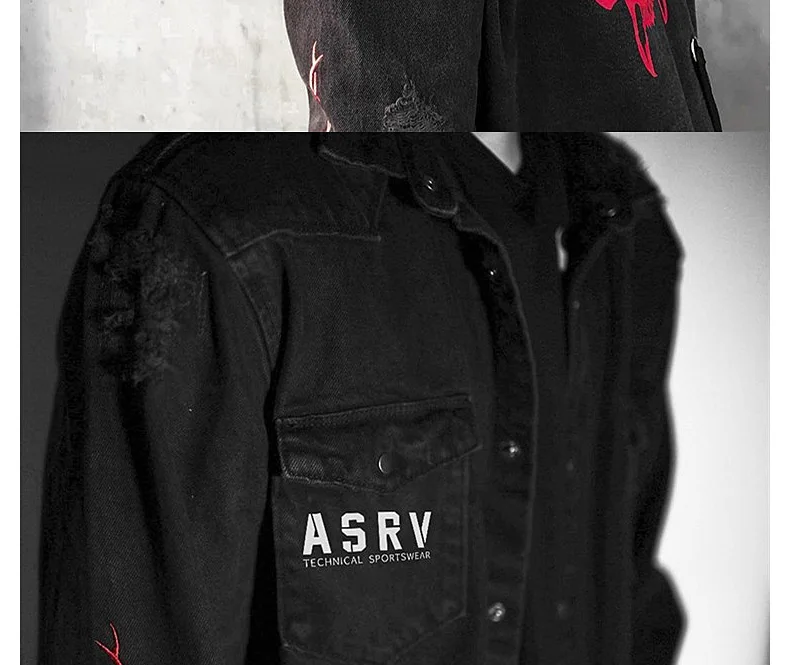 Gym Mens Denim Jacket Fashion Motorcycle Jeans Jackets Men Causal Cotton Black Sports Sweatshirt Fitness Man Outerwear Coat 12 Sd78bb9111f7b4df7bc1af521d46893f1h