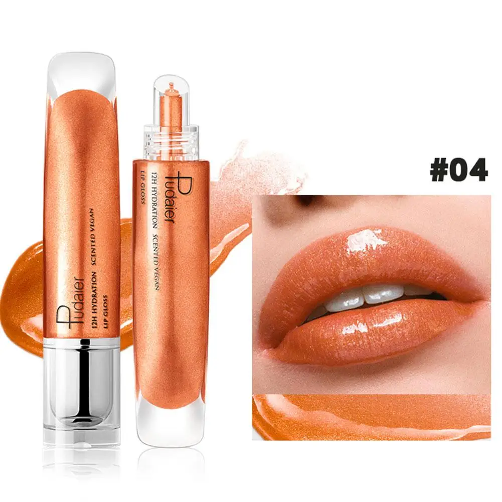 Spiegel Water Lipgloss Waterdichte Hydraterende Doorschijnende Make-Up Glitter Plof Rode Cosmetische Lip Nude Shimmer Lip F4b1