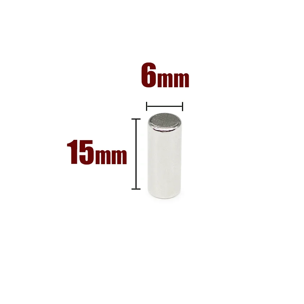 

5~100PCS 6x15mm Small Circular Magnets 6x15mm for Home Refrigerators, Offices DIY 6x15mm