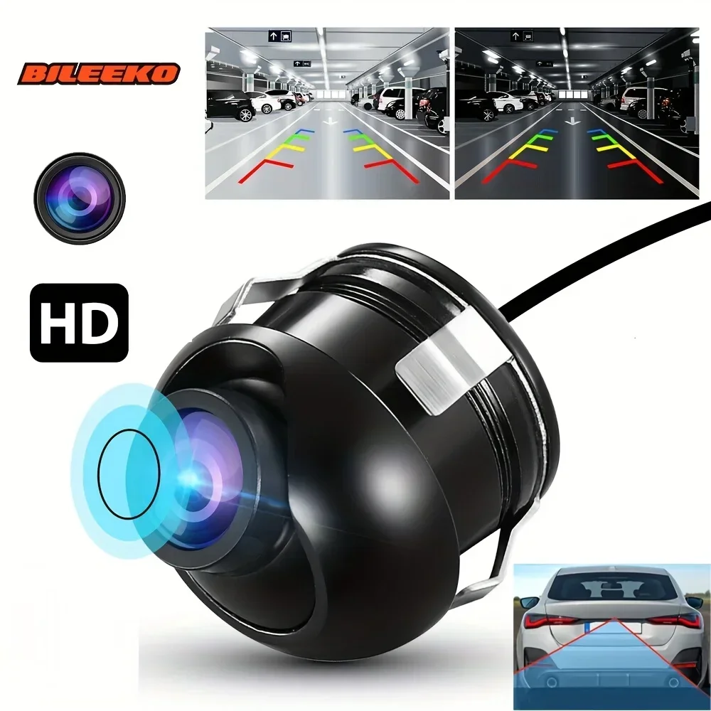 Bileeko Car Rear View Backup Camera - Adjustable Angle, Universal Reverse Parking Camera