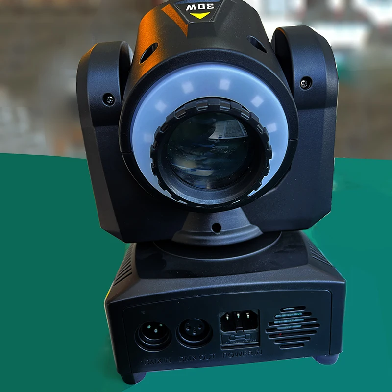 uponelite 120W Fascio LED Luce a testa mobile RGB Miscelazione di colori 8 modelli Effetto DMX Luce rotante Luce da palcoscenico per DJ Party KTV