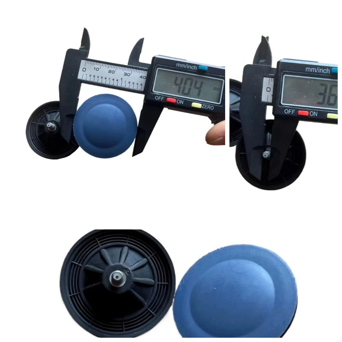 2pc For vacuum pump, sampling pump diaphragm N86KTE/N89NF acid-base pump composite diaphragm outer diameter 40MM