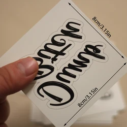 Stomme Engelse letter cuckold tijdelijke tatoeages, waterdichte sticker voor volwassenen.