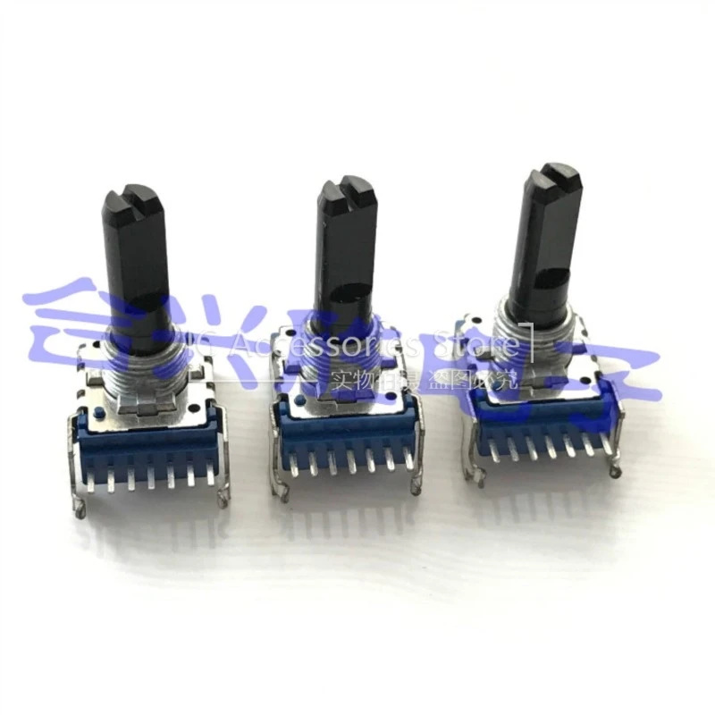 1PCS RK14 Type Potentiometer 104C With Midpoint 7Pin C100K AVR40 AVR50 High And Low Pitch Potentiometer