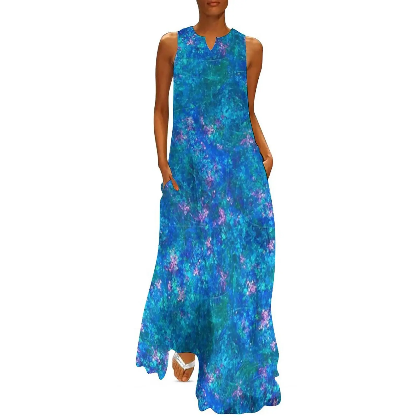 

Monet's Garden Long Dress elegant evening dresses for women 2025 women's luxury party dress cute dress