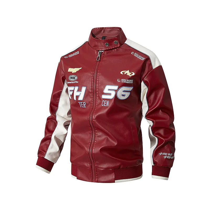 

Motorcycle riding leather jacket men's leather jacket men's spring and autumn new motorcycle clothing