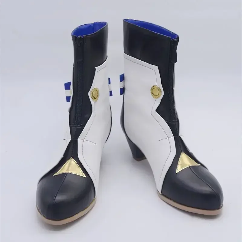 Anime Honkai:Star Rail Pela Tall Boots Short Boots Cosplay High heels Boots Shoes Halloween For Girl Boy PU Leather Shoes