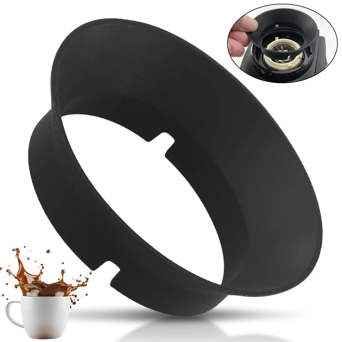 Junta de Repuesto para Molinillos de Café Baratza Encore y Virtuoso, Junta de Silicona para Molinillo de Café, Anillo de Repuesto para Café