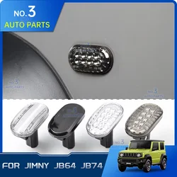 2PCS Led Side Marker Turn Signal Indicator Repeater Light For Suzuki Jimny JB64 Sierra JB74W 2019 2022 Exterior Accessories