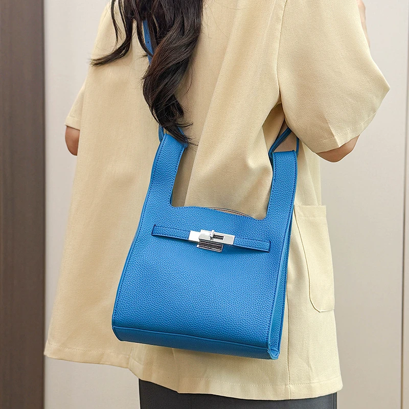 

Экологичная женская сумка-мессенджер - устойчивая кожаная сумка через плечо, модная сумка в этическом стиле