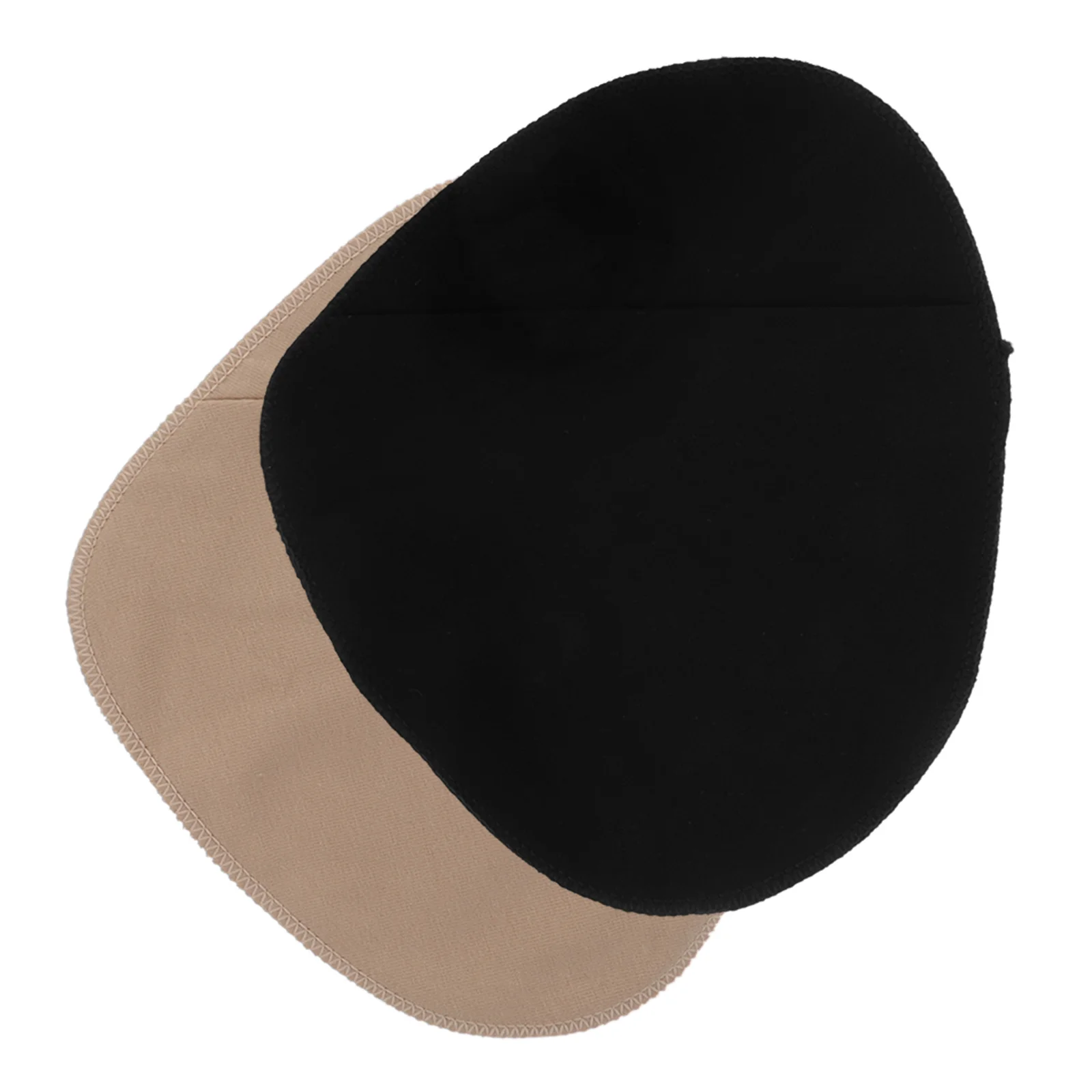 

2 Pcs Breast Prosthesis Cover Comfortable Cotton Protector Forms Sleeve for Mastectomy Bra Inserts L Size Black Beige