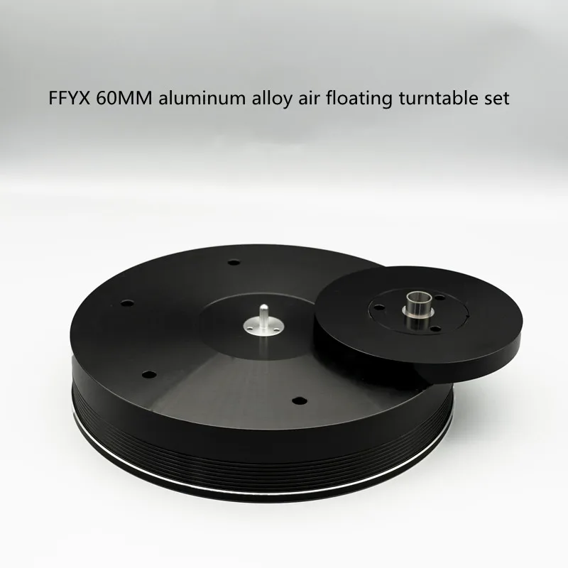 

FFYX DIY Kit 60 Aluminium Alloy Air Float Vinyl Turntable With Air Pump, Air Hose, Air Float Bearing And Air Float Turntable