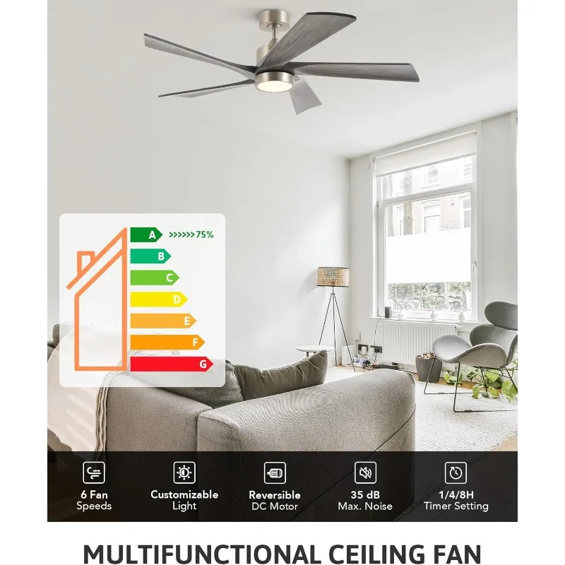 Ceiling Fans with Lights, 52