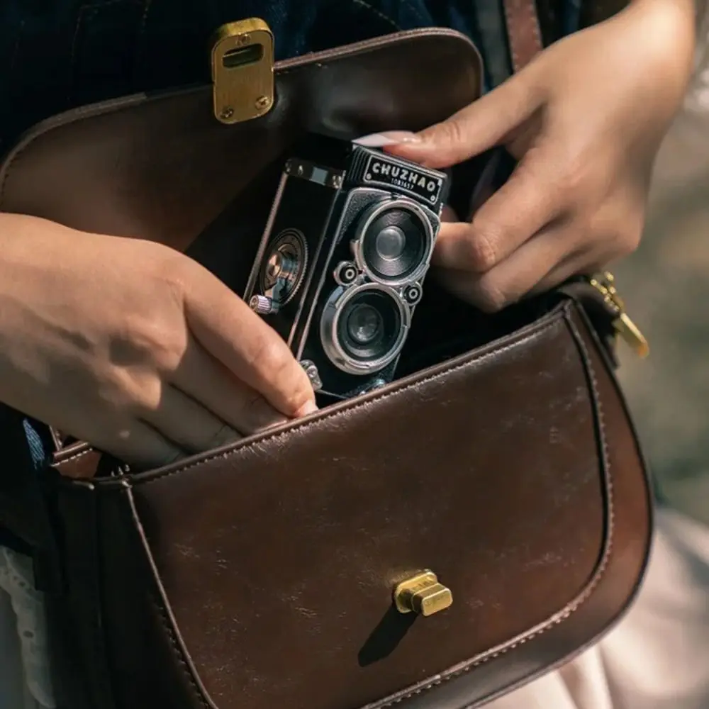 Новая ретро CCD двойная рефлекторная камера портативная ручная камера имитация записи мини цифровая камера