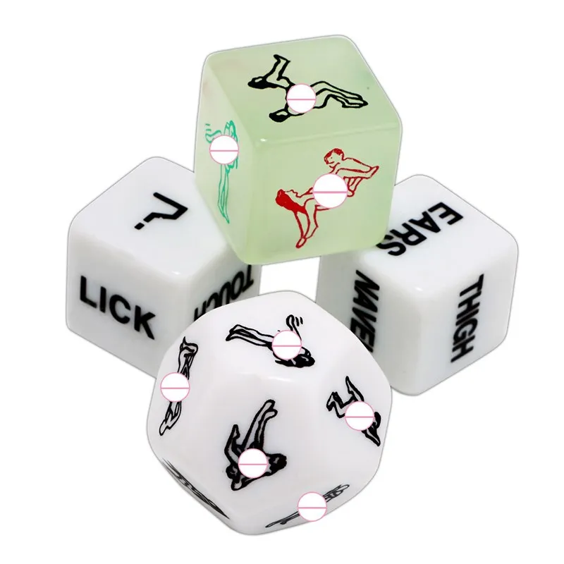 Samox Russian Dice Russian Sex Dice Sex Toys For Couples Acrylic Erotic Toys Adult Sex Toys For Women Men Russian