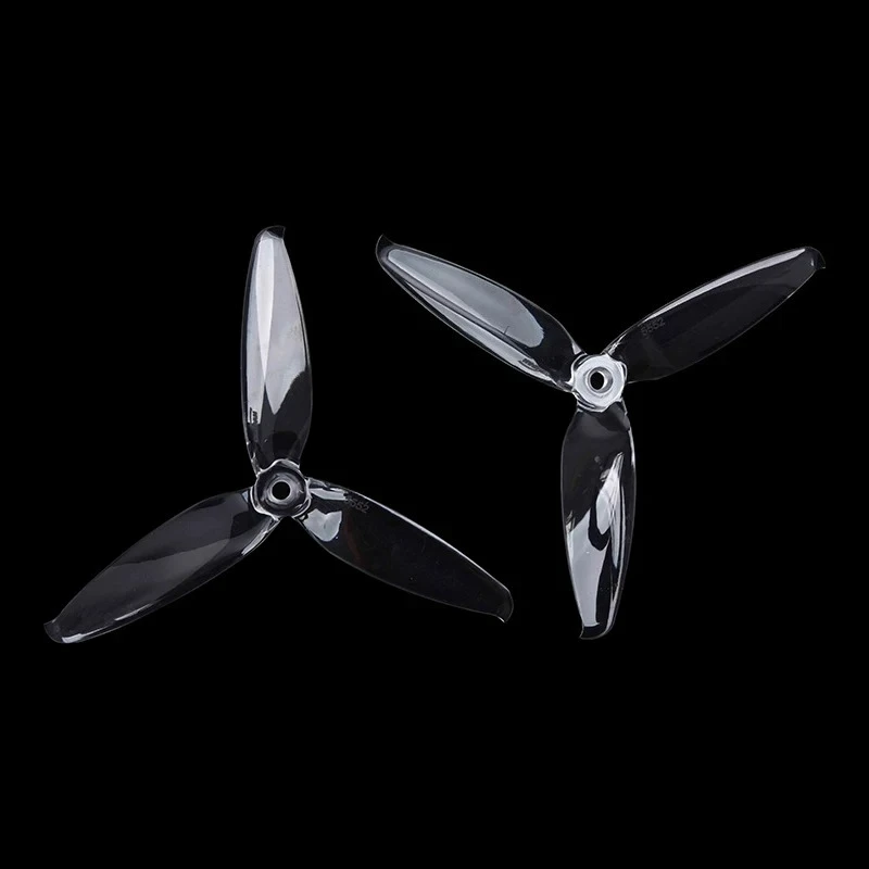 24 pcs / 12 pair Gemfan Flash 5552 3 Blade 5 Inch PC Propeller CW CCW prop compatible for FPV Racing Car frame VS Gemfan 5152