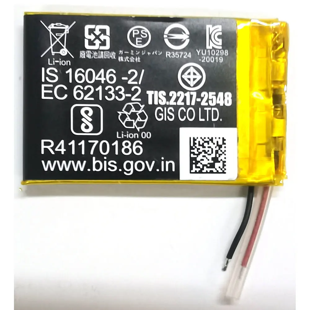 New 361-00140-01 High Capacity Battery For Garmin Forerunner 55 Forerunner 158 GPS Watch 1ICP3/19/27