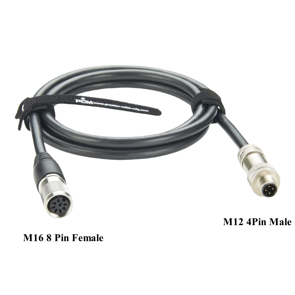 Compatible with Ericsson TSR48431/2500 AISG RET Control Cable IP67 M16 8Pin to M12 4Pin Base Station Antenna Cable