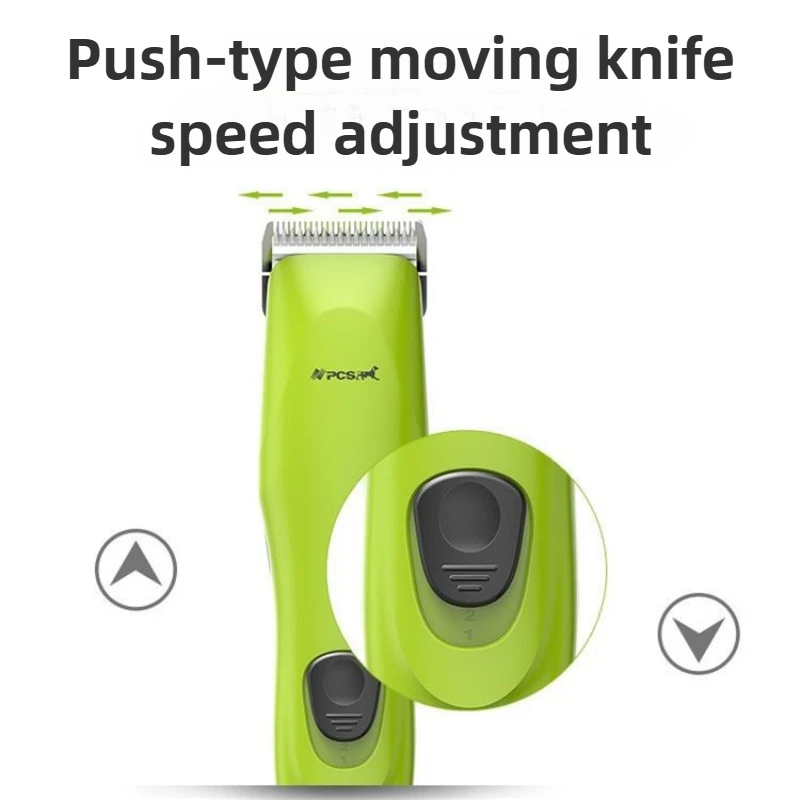 

Professional Wired Electric Clipper with Two Levels of Adjustment for Dogs Low-noise Pet Shaver Dog Pusher Pet