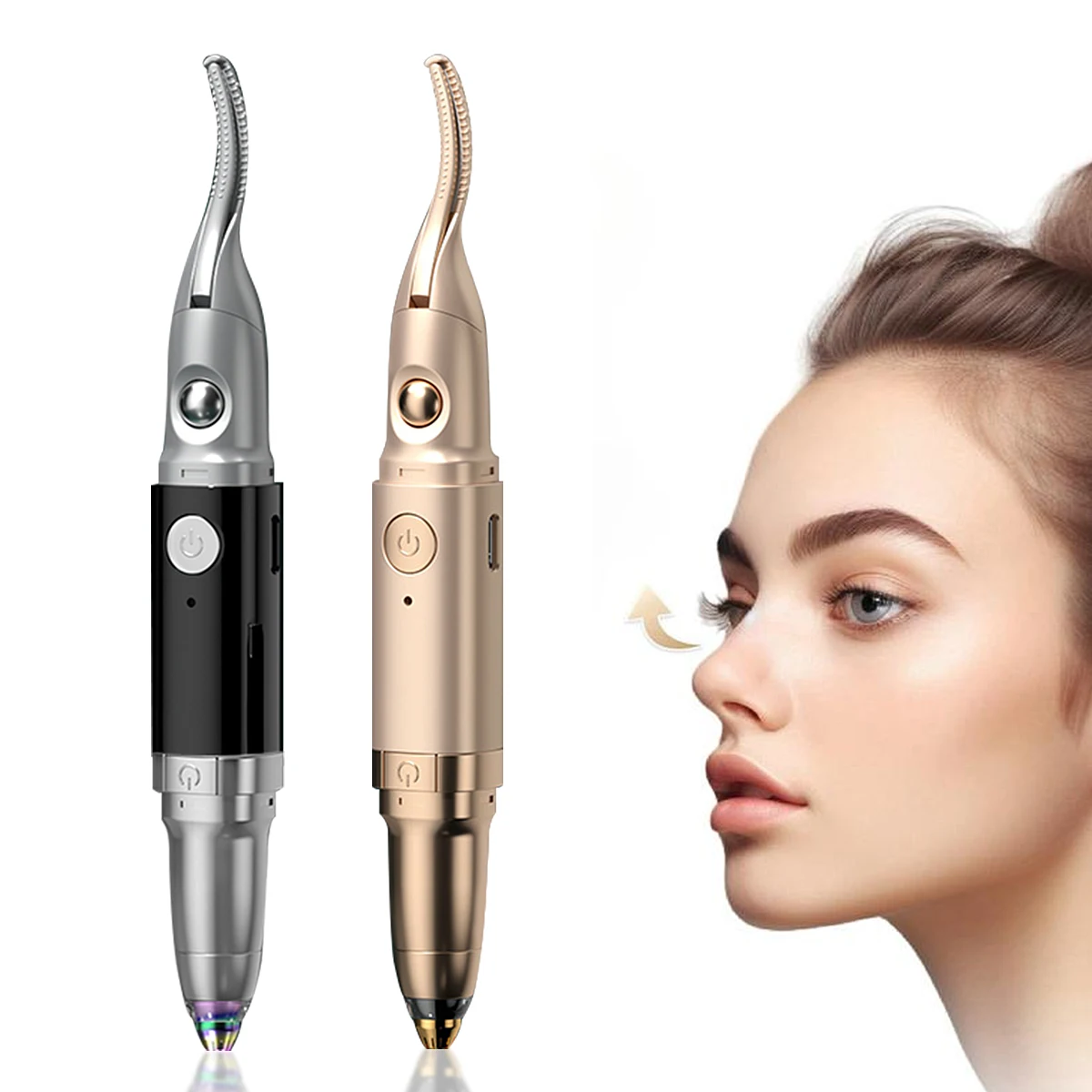 2025 beheizte Wimpernzange – wiederaufladbare USB-elektrische Wimpernzange – Wimpernzange beheizt, schnelles Aufheizen innerhalb von 3 Sekunden