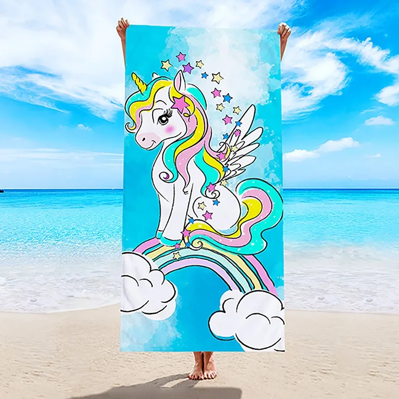 

Abstract Floral Beach Towel White Flower Polyester Quick Dry Sand Free Bath Towel Scandi Style Blanket Summer Seaside Vacation