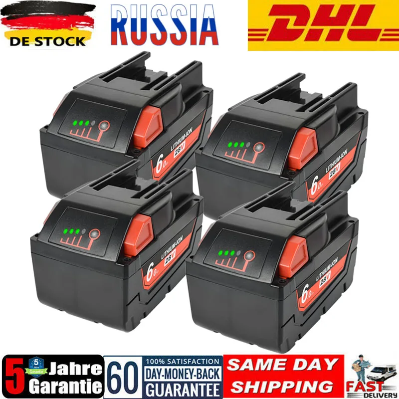 Dla MILWAUKEE M28 V28 bateria litowa 28 V 48-11-2830 48-59-2819 V28B M28BX 6000mAh