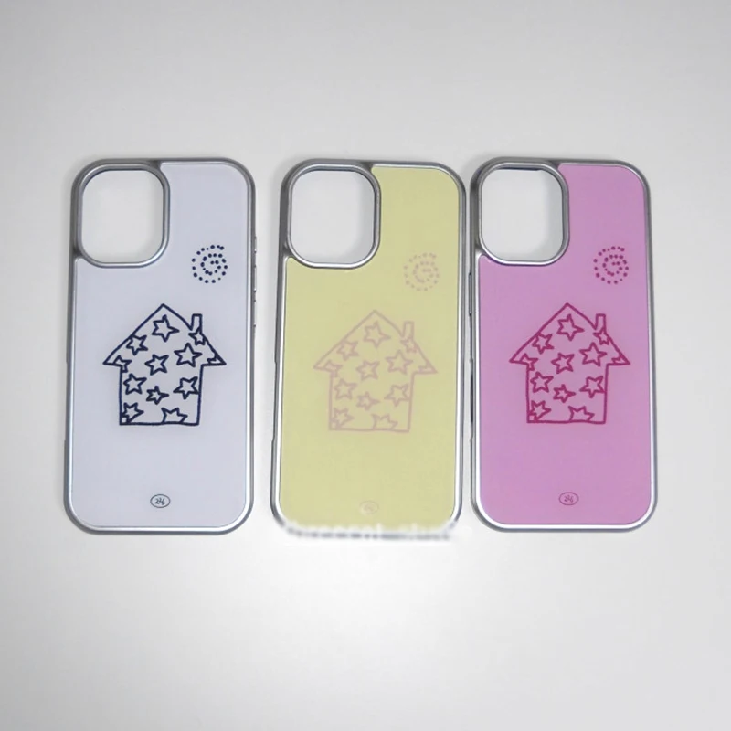 

Модный чехол для телефона INS Design Star House Couple для iPhone17Promax Air 16 E 15 14 13 12 11Pro Max 78Plus Y2K Matte Advenced Cover