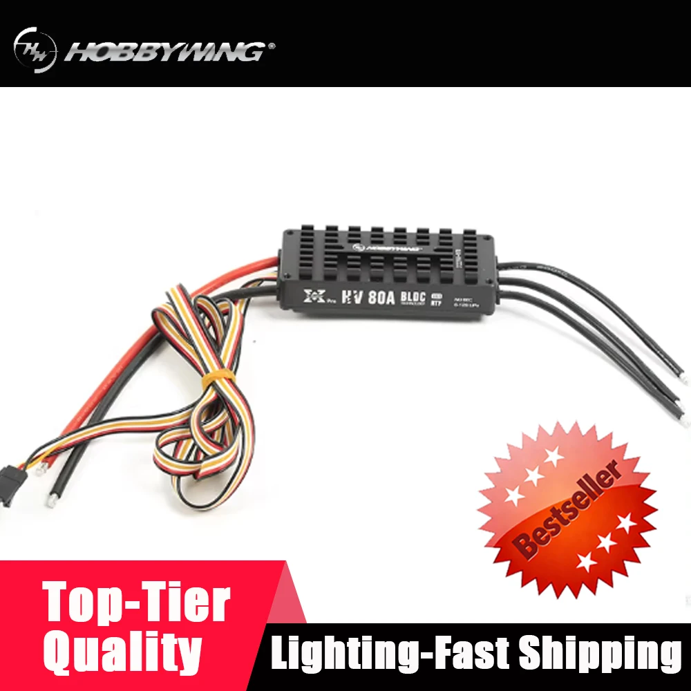 Original Hobbywing XRotor Low V Pro 100A 80A HV V3 ESC for DIY Agricultural Multirotor Drone High-voltage Version of ESC