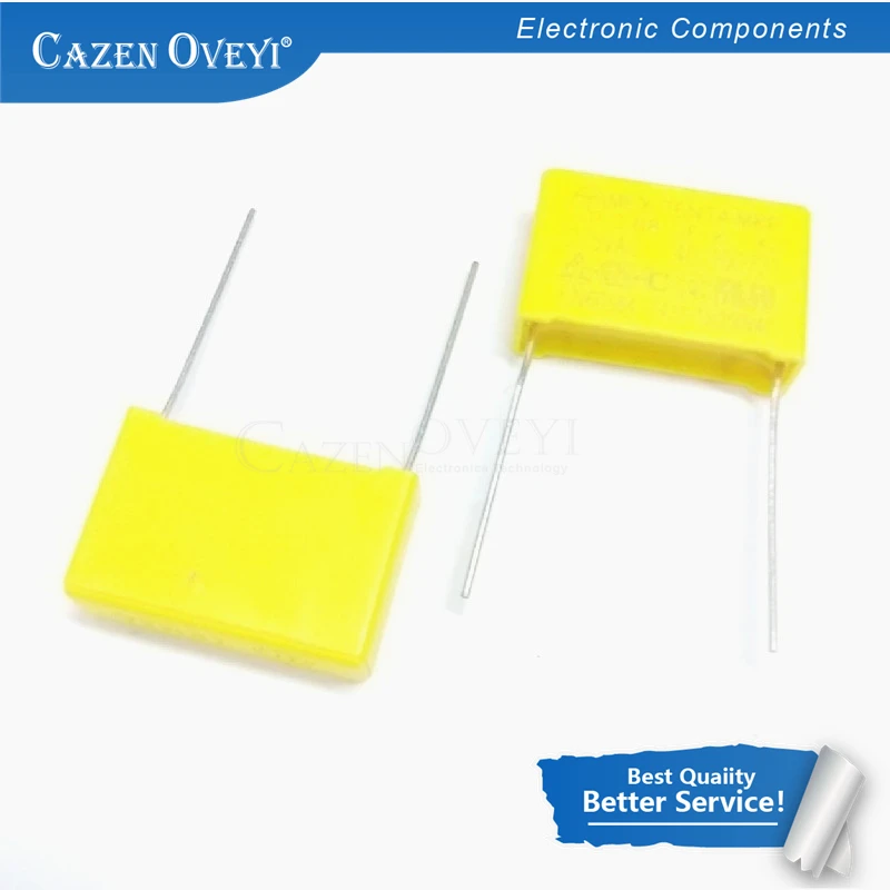 20pcs/lot 100nF capacitor X2 capacitor 275VAC Pitch 15mm X2 Polypropylene film capacitor 275V 0.1uF