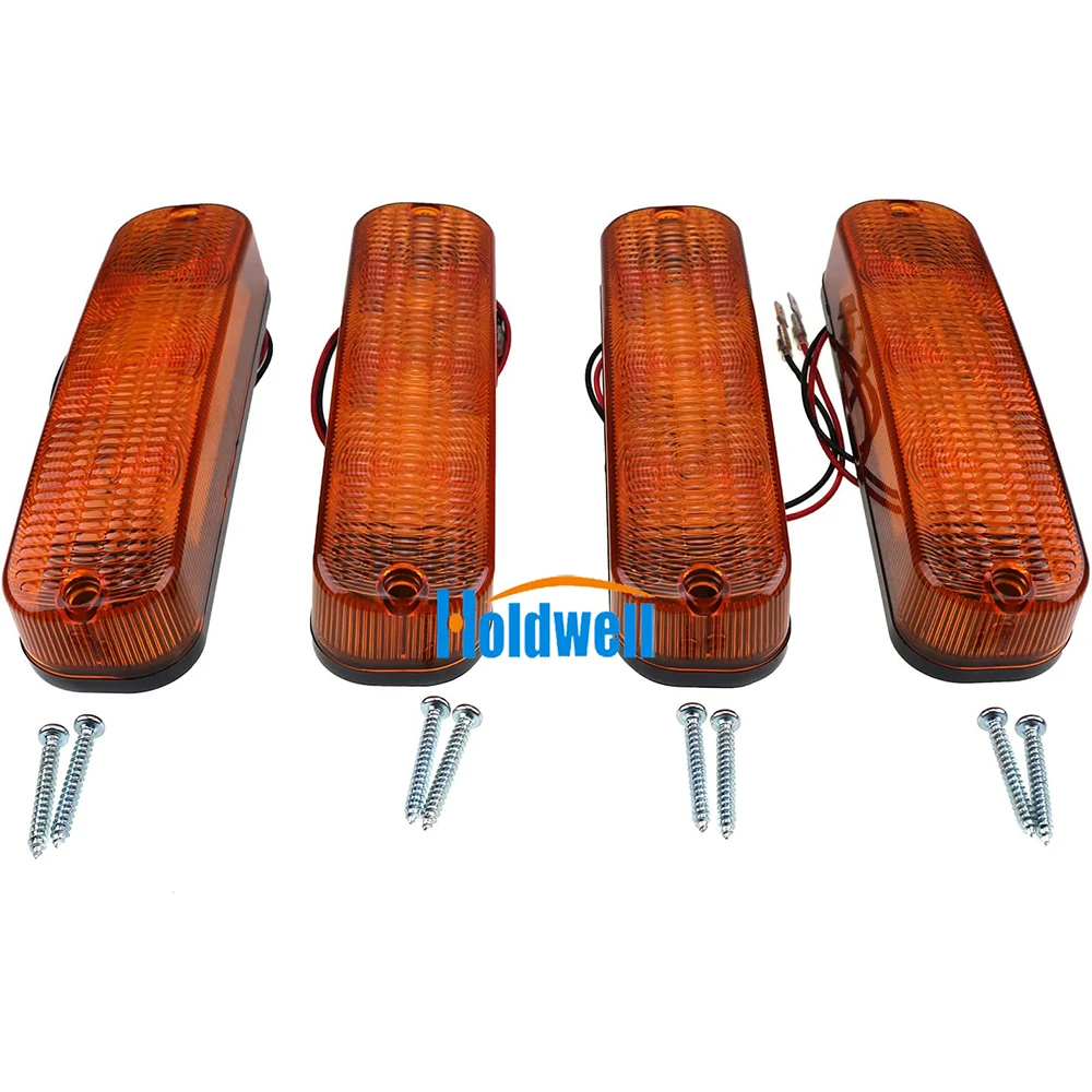 Holdwell 4Pcs LED Flashing Cab Light AR60250 for John Deere 4040 4240 4440 4640 4840 4030 4230 4430 4630