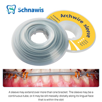 4 Color Dental Orthodontic Elastic Archwire Sleeve Tubing Plastic Tissue Guard Arch Wire Protect Tube Dentistry Material Dentist