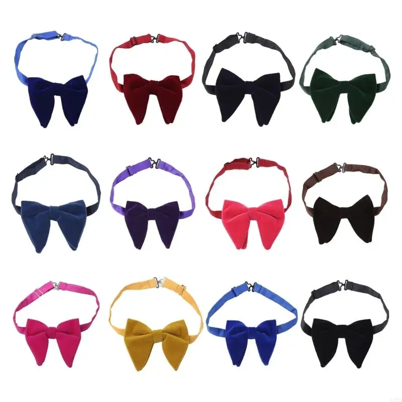 

LXAD MEN BOWTIES Формальные вельтеры с твердым цветом галстуки