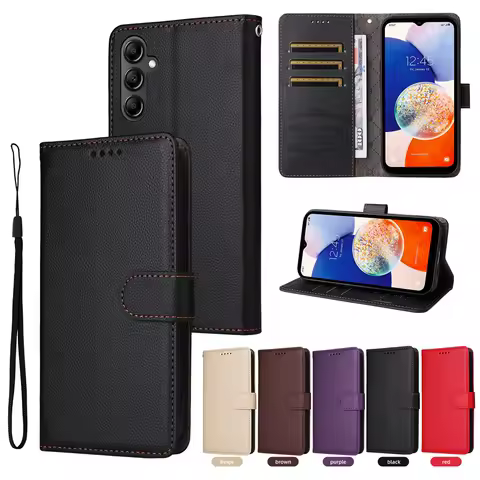 RFID Blocking Wallet Case for Samsung Galaxy A05 A05S A06 A13 A14 A15 A16 A22 A23 A24 A25 A32 A33 A34 A35 A36 A54 A55 A56 Cover