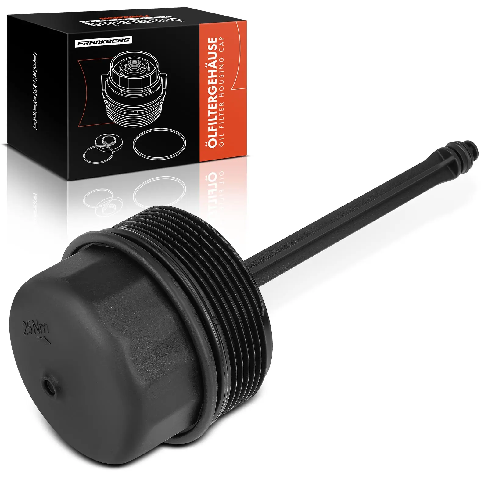 Frankberg 1x Oliefilterhuisdeksel voor VW Golf 4 1J Passat Bora Audi A3 8L A4 8D 8E A6 4B 038115433 917071 V104016