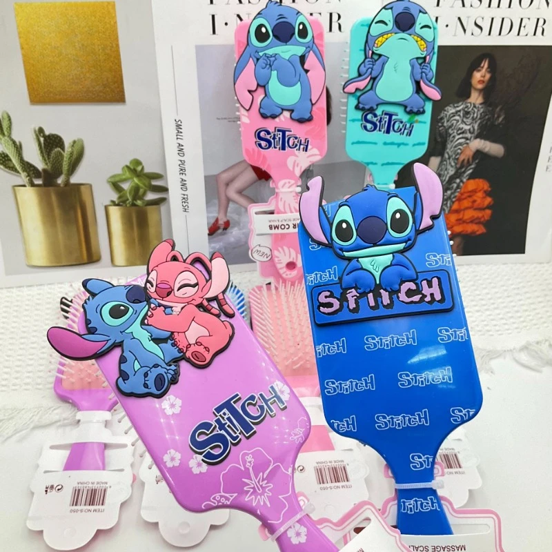 Lilo & Stitch Anime Tion Comb Series Girl Student Cartoon Hello Kitty Peripheral Accessories Children Air Cushion Massage Comb