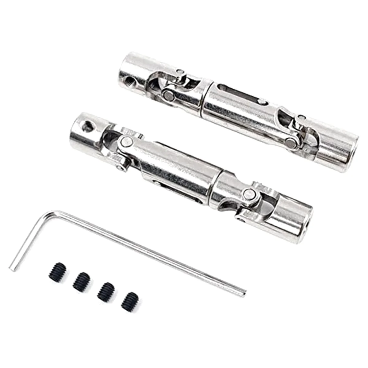 2Pcs FY001,FY002,FY003 Metal Drive Shaft Driveshaft CVD for FY001,002,FY003 RC Truck Car Upgrade Parts Accessories