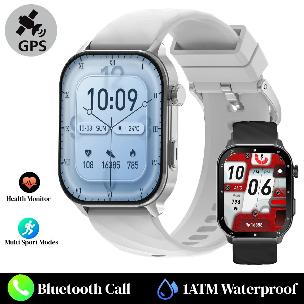 

1ATM Waterproof GPS Smartwatch with Compass Electronics Bluetooth Call Smart Watch Digital Sports Watches for Man Woman 2025 New